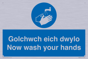 golchwch eich dwylo